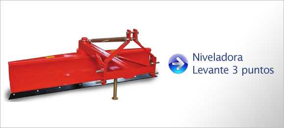 Tractor Niveladora Levante 3 puntos