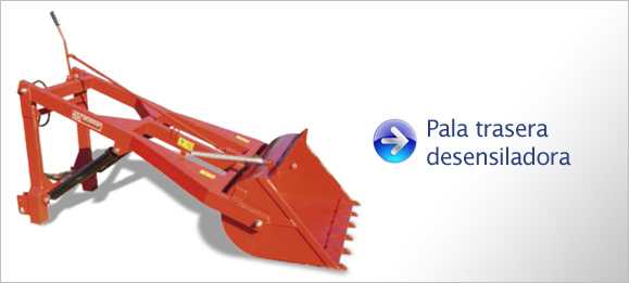 Tractor Pala desensiladora