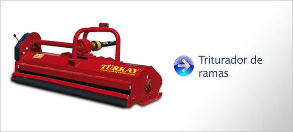 Tractor Triturador de ramas